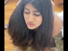 Horny brown indian anal finger