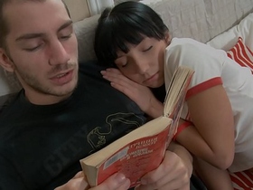 Cuddly Couple Getting Horny!